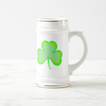Vintage Faded Shamrock Mugs