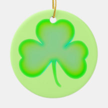 Vintage Faded Shamrock Ornaments