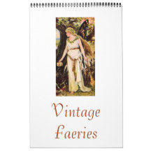 Vintage Faeries Wall Calendar