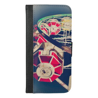 Vintage Fair Ferris Wheel iPhone 6/6S Plus Wallet Case