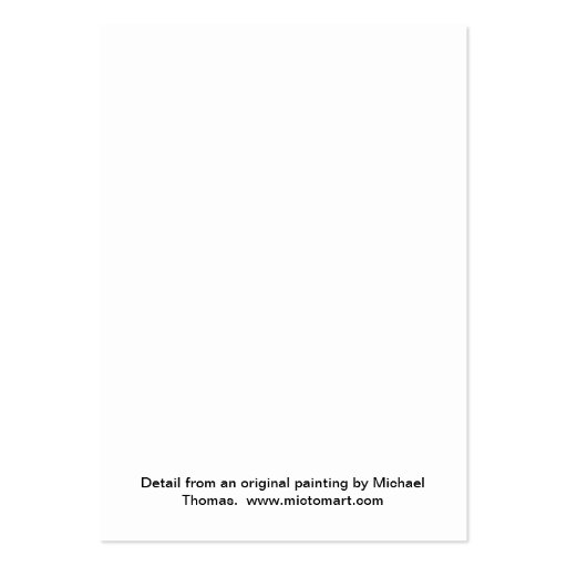 Vintage Fairy ACEO Artist Trading Cards Business Card Templates (back side)