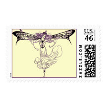 Vintage Fairy Decal Stamps