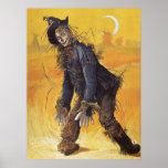 Vintage Fairy Tale, Wizard of Oz Scarecrow Poster
