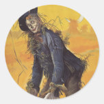 Vintage Fairy Tale, Wizard of Oz Scarecrow Sticker