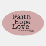 Vintage Faith Hope Love Stickers