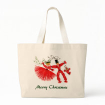 Vintage Family Christmas Jumbo Tote bags by Vintage_Gifts Vintage Family Christmas Jumbo Tote bags