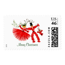 Vintage Family Christmas Medium Postage
