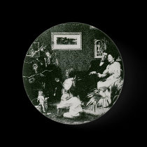 Vintage Family Christmas - Stereoview buttons