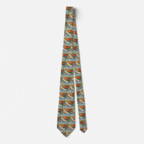 Vintage Family Restaurant with Customers Tie