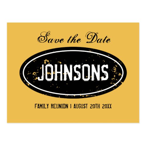 Vintage Family Reunion Save The Date Postcards Zazzle sample-family-reunion-save-the-date-card-ideas-for-family-reunions