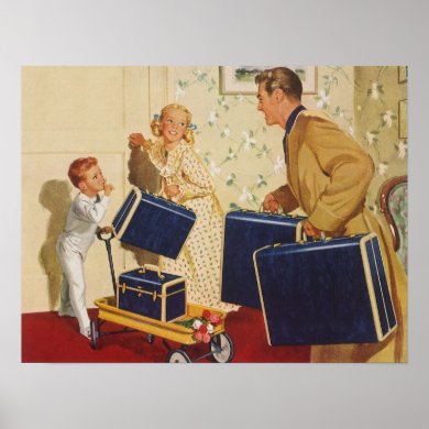 Vintage Family Vacation print