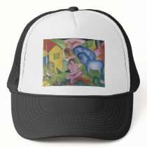 Vintage Fantasy  Painting Entitled 'The Dream' Mesh Hat