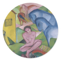 Vintage Fantasy  Painting Entitled 'The Dream' Sticker