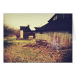 Vintage Farm Barns Card Vintage Farm Barns Card