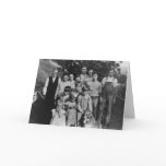 Vintage farm family card