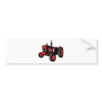 vintage farm tractor bumper stickers