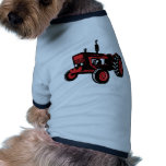 vintage farm tractor pet tee shirt