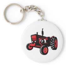 vintage farm tractor keychains