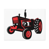 vintage farm tractor post cards