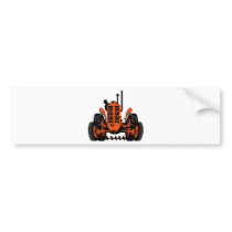 vintage farm tractor retro style bumper stickers