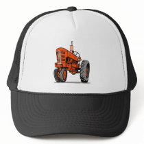 vintage farm tractor retro style mesh hat