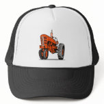 vintage farm tractor retro style hats