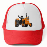 vintage farm tractor retro style hats