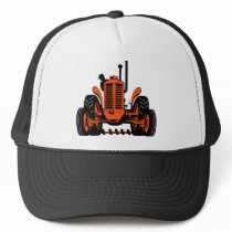 vintage farm tractor retro style trucker hat