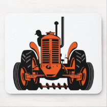 vintage farm tractor retro style mousepads