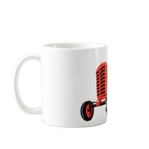 vintage farm tractor retro style mug