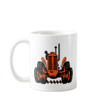 vintage farm tractor retro style mug