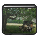 Vintage Farm Truck on Field Sleeve For iPads