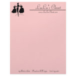 Vintage Fashiion Silhouette Customized Letterhead