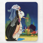 Vintage Fashion Illustration Mousepad #2