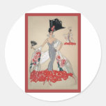 Vintage Fashion Illustration ~ Sticker