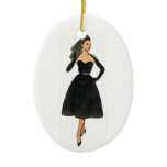 Vintage Fashion Image Ornament