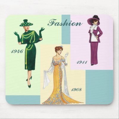 Vintage Fashion Mousepad Zazzle_mousepad