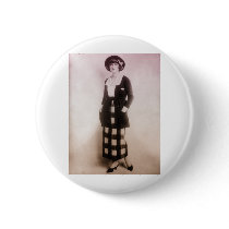 Vintage Fashion Portrait Buttons