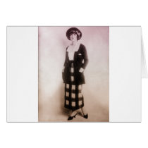 Vintage Fashion Portrait Cards