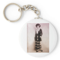 Vintage Fashion Portrait Key Chains