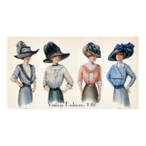 Vintage Fashions Poster posters by christine592 Vintage Fashions Poster posters