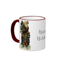 Vintage Father Christmas Mug