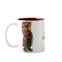 Vintage Father Christmas Mug by Vintage_Gifts Vintage Father Christmas Mug