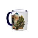 Vintage Father Christmas Mug by Vintage_Gifts Vintage Father Christmas Mug