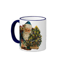 Vintage Father Christmas Mug