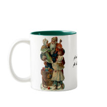 Vintage Father Christmas Mug by Vintage_Gifts Vintage Father Christmas Mug