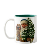 Vintage Father Christmas Mug by Vintage_Gifts Vintage Father Christmas Mug
