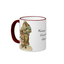 Vintage Father Christmas Mug