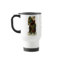 Vintage Father Christmas Travel Mug by Vintage_Gifts Vintage Father Christmas Travel Mug