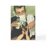 Vintage Father's Day with Dad Changing Diapers! Card